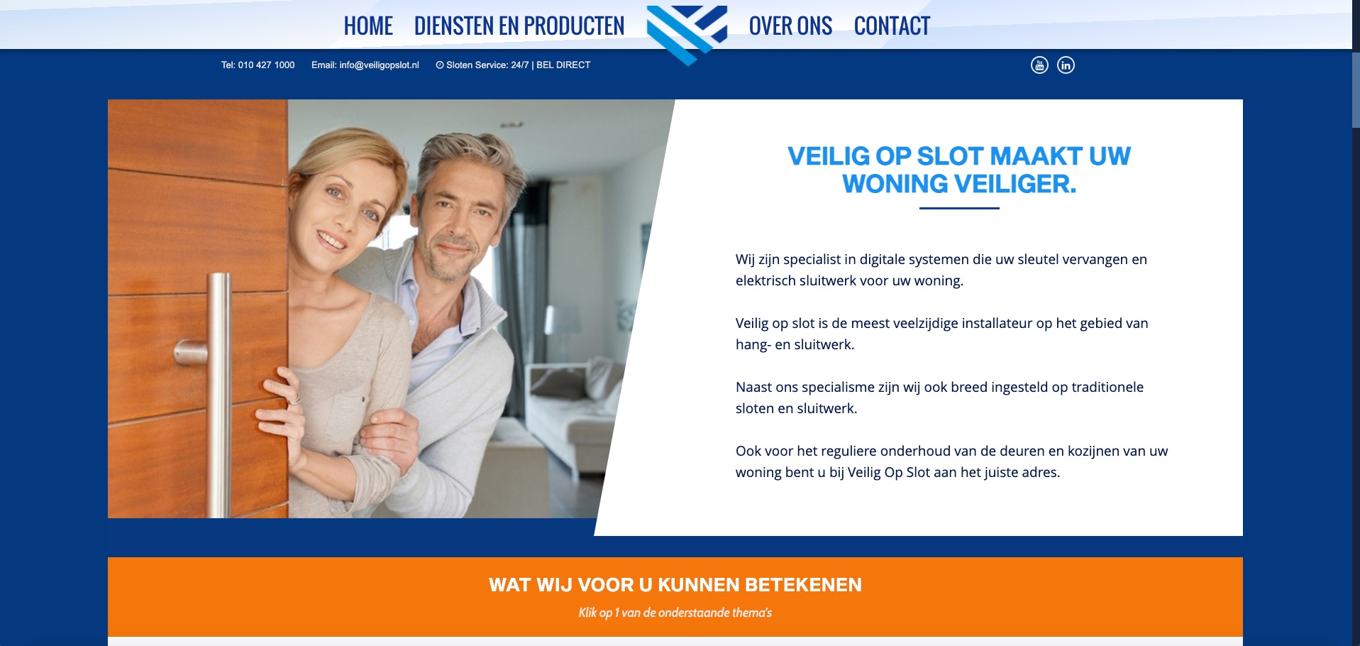 veilig op slot